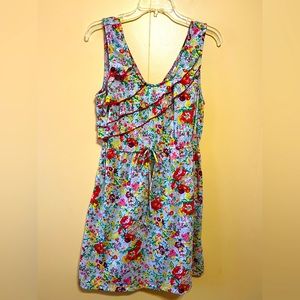 No Boundaries Floral Sundress Size: Juniors Large (11-13)